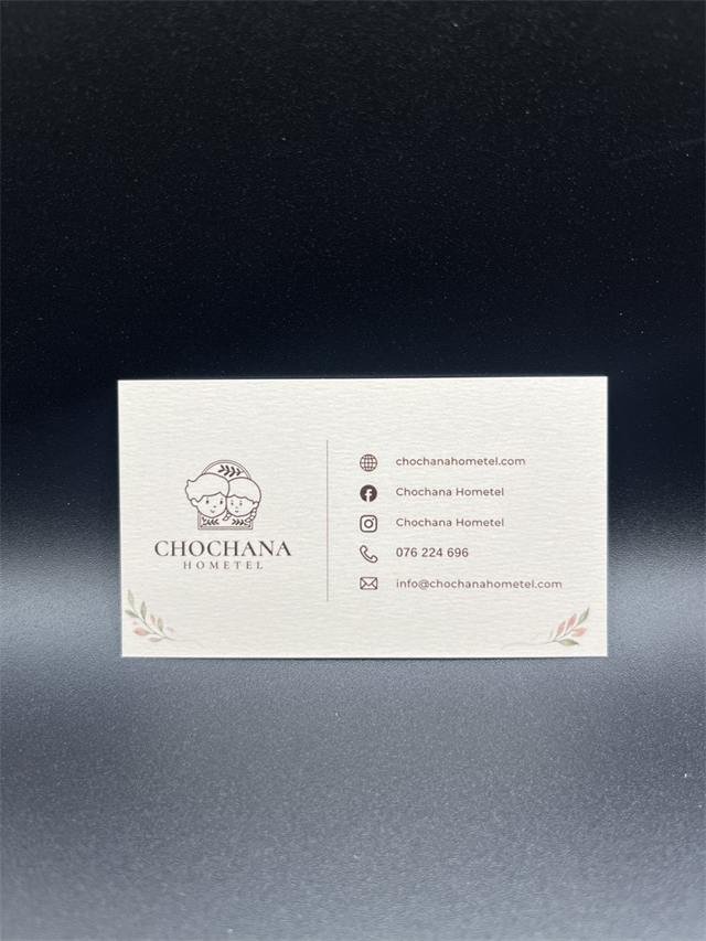 ผลงาน Chochana Hometel · นามบัตร